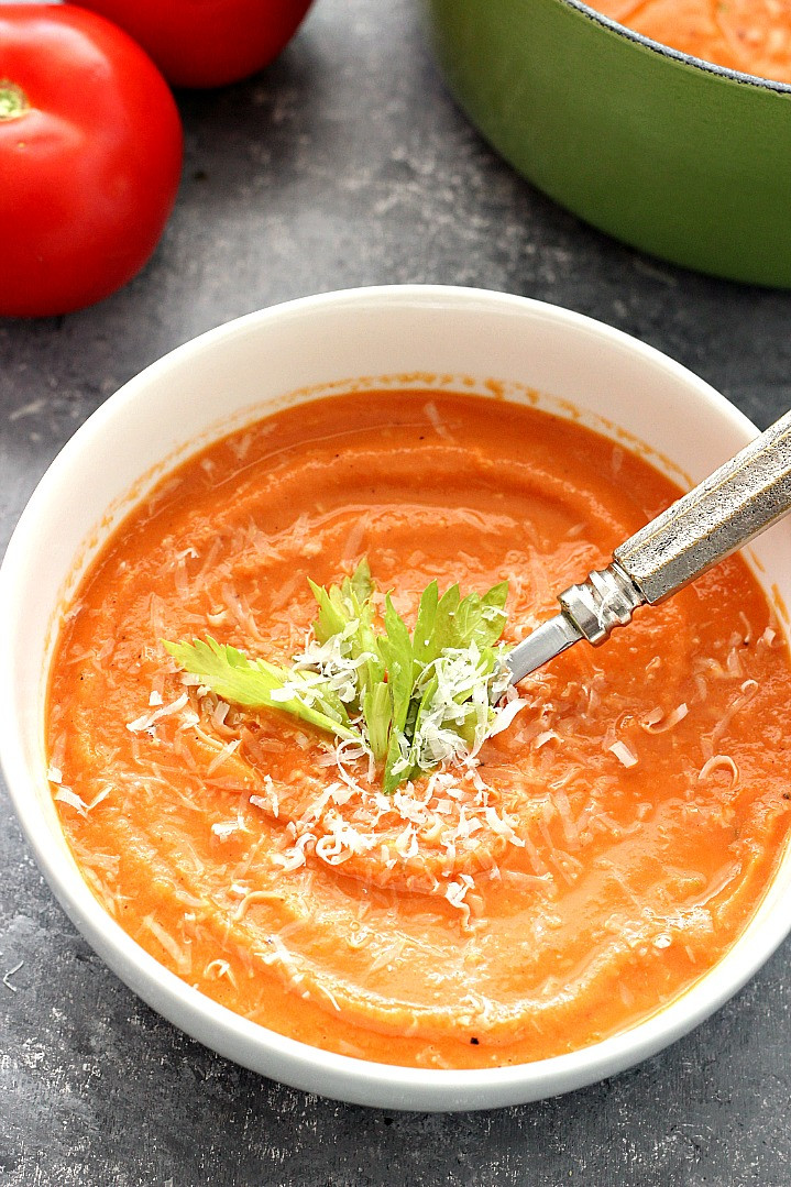 Roasted Tomato Soup Recipe
 Roasted Tomato Soup Recipe Crunchy Creamy Sweet