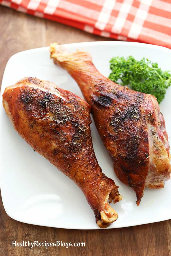 Roasted Turkey Legs
 Roasted Turkey Legs with Crispy Skin