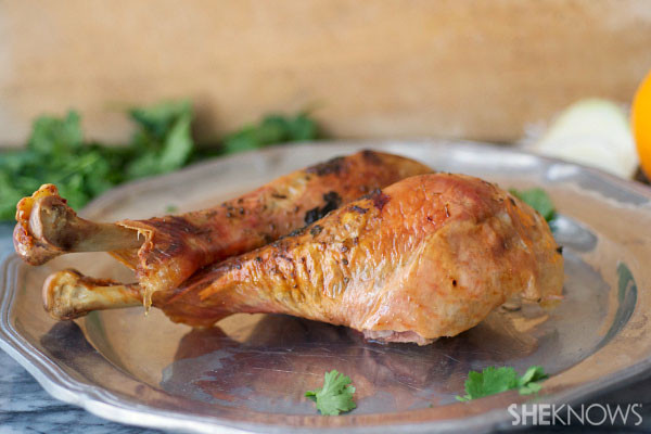 Roasted Turkey Legs
 Herb roasted turkey legs