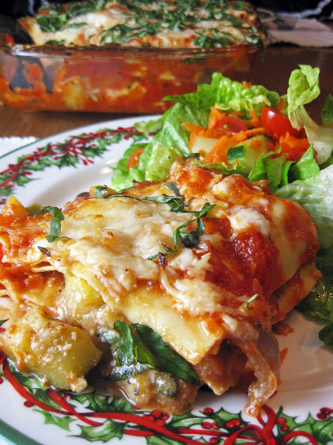 Roasted Vegetable Lasagna
 Roasted Ve able Lasagna