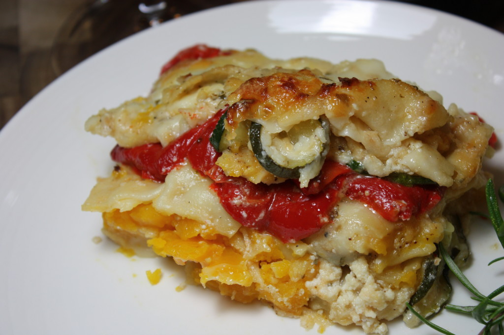 Roasted Vegetable Lasagna
 Roasted Ve able Lasagna