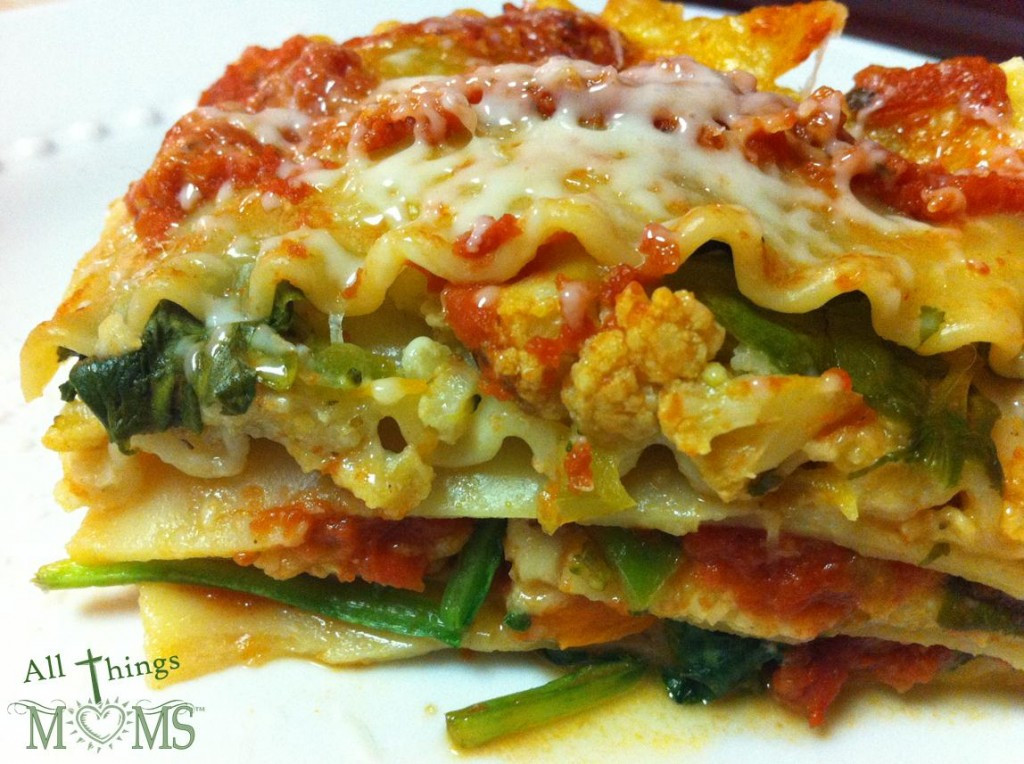 Roasted Vegetable Lasagna
 Roasted Ve able Lasagna All Things Moms