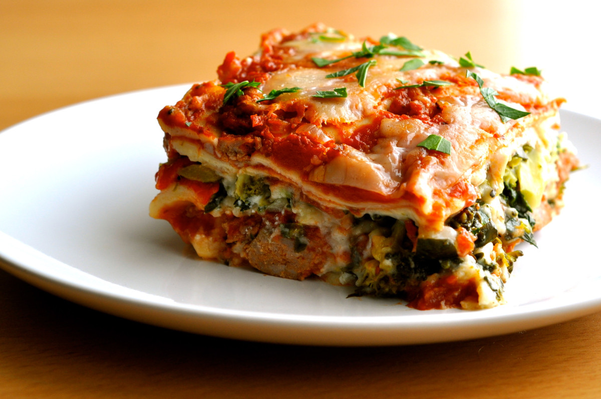 Roasted Vegetable Lasagna
 Roasted Ve able Lasagna