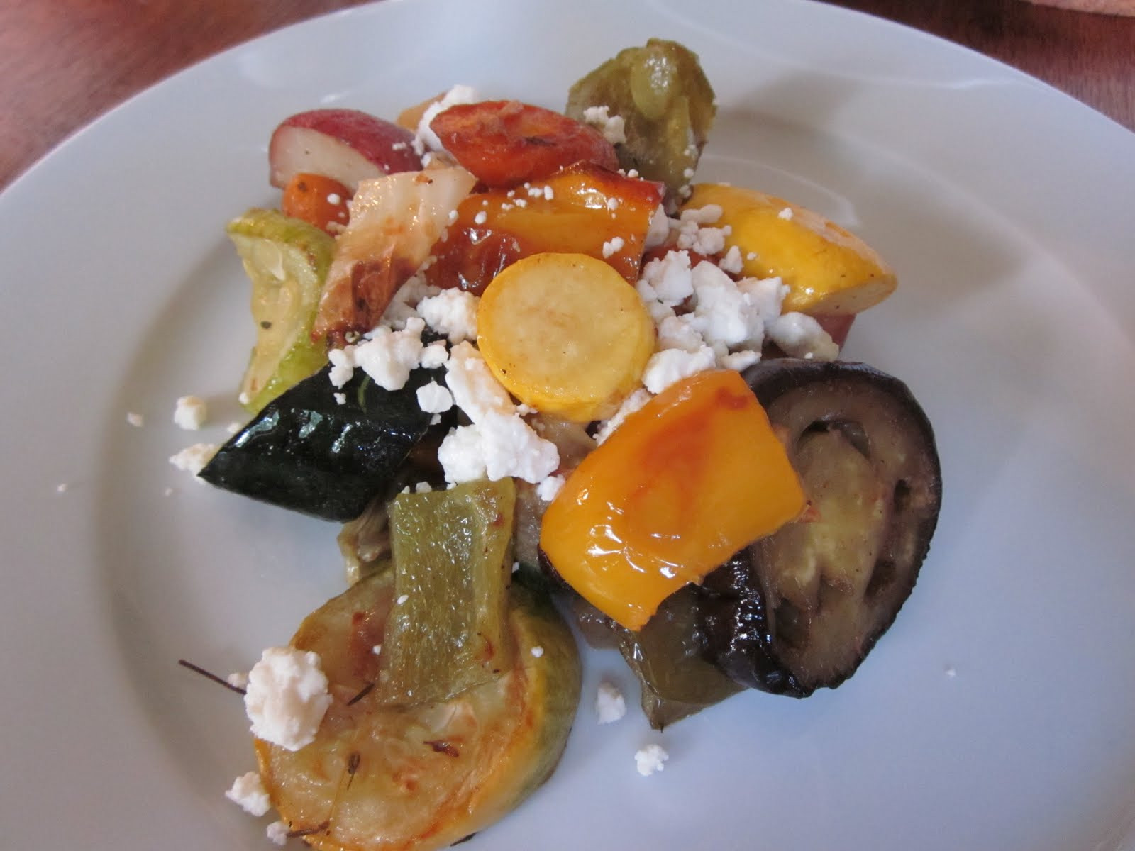 Roasted Vegetables Barefoot Contessa
 taste a little of the summer Roasted Summer Ve ables