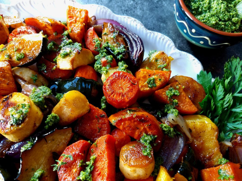 Roasted Vegetables With Balsamic Vinegar
 Balsamic Roasted Root Ve ables Give it Some Thyme