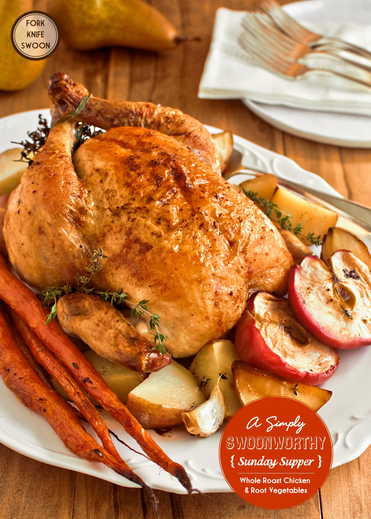 Roasted Whole Chicken Recipe
 simple whole roasted chicken