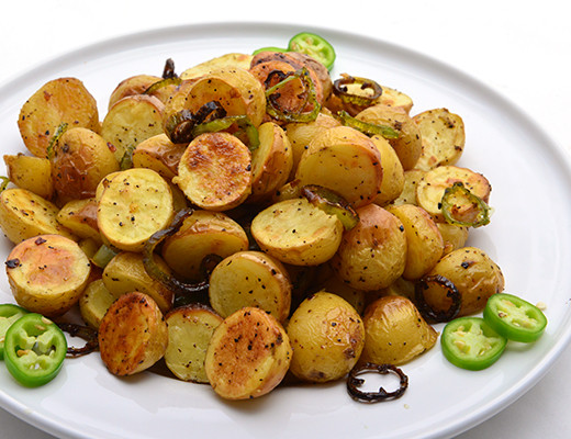 Roasted Yellow Potatoes
 Spicy Roasted baby Dutch Yellow tm Potatoes