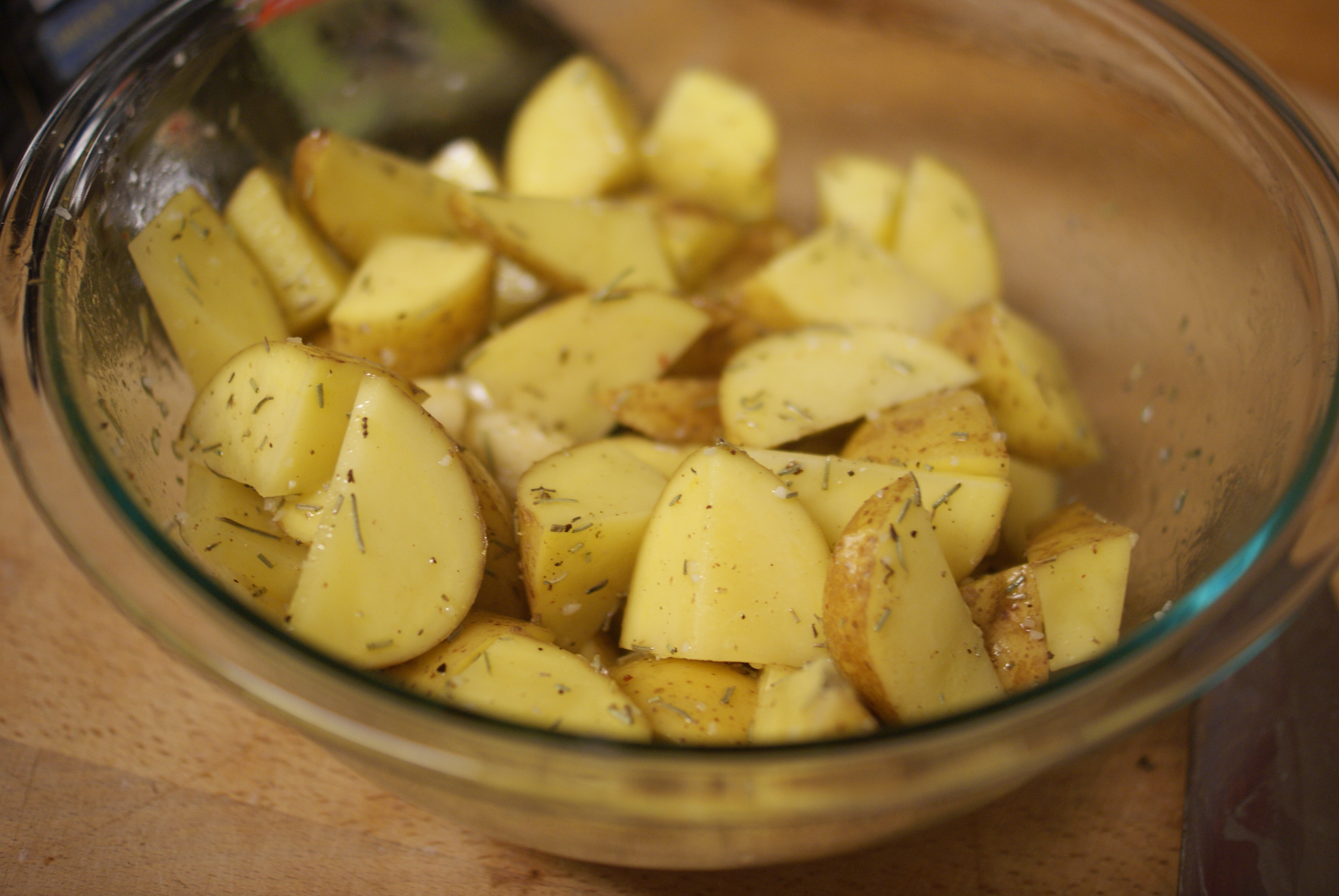 Roasted Yukon Gold Potatoes
 Roasted Rosemary Yukon Gold Potatoes