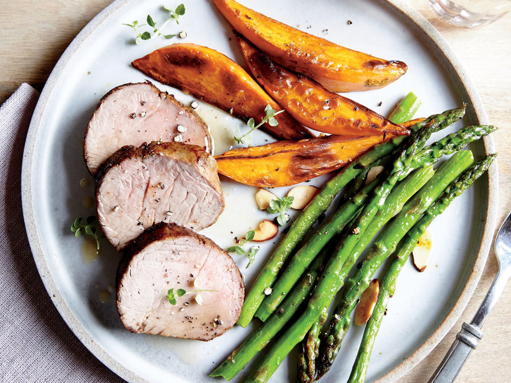 Roasting Pork Tenderloin
 Quick and Easy Pork Recipes for Dinner Tonight Cooking Light