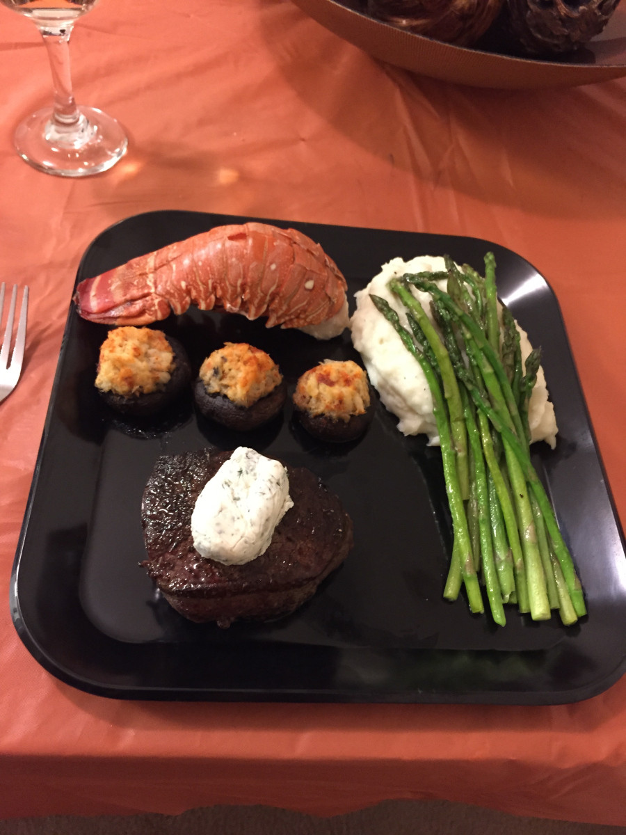 Romantic Dinners Recipes For Two
 Surf and Turf romantic dinner for two