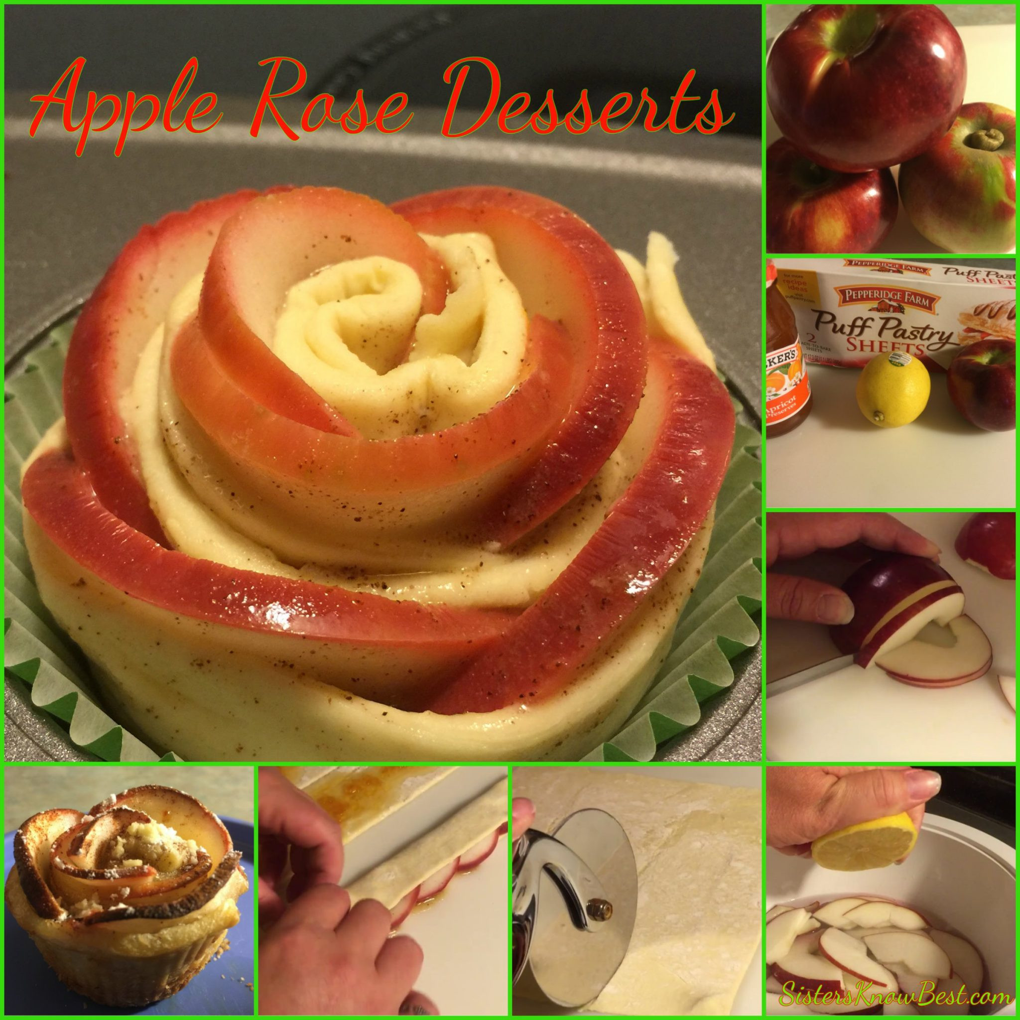 Rose Apple Desserts
 Fun Apple Dessert Recipe from Sisters Know Best