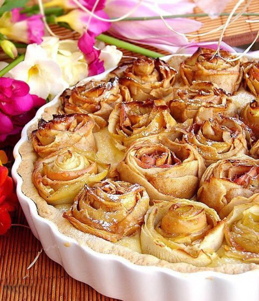 Rose Apple Pie
 Easy apple desserts How to make apple roses for a pie