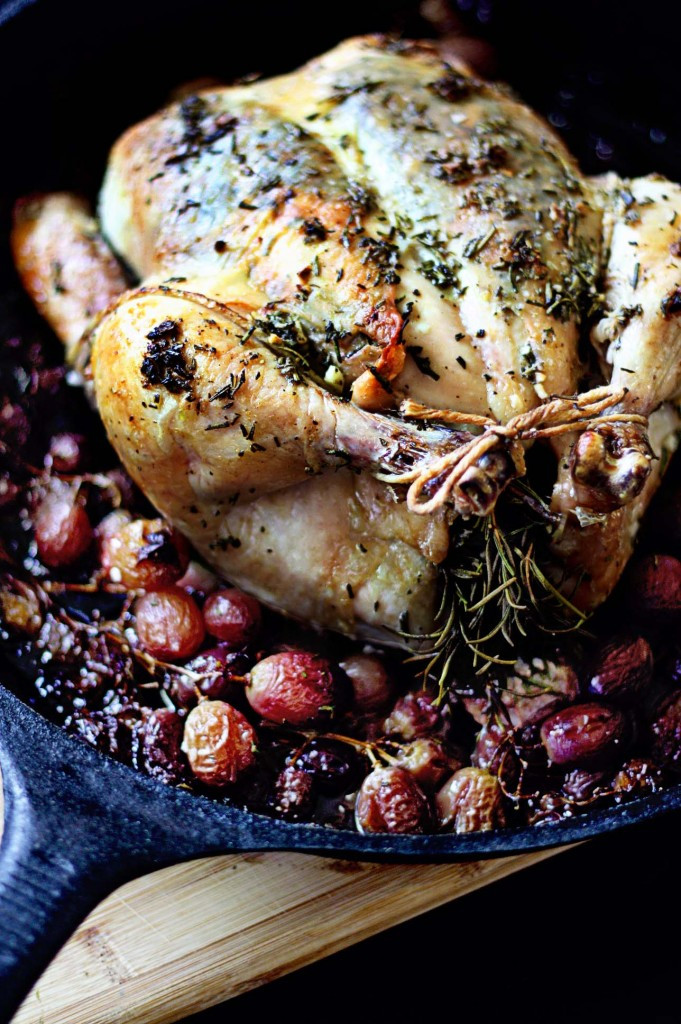 Rosemary Roasted Chicken
 Rosemary Roasted Chicken with Roasted Grapes • Steele