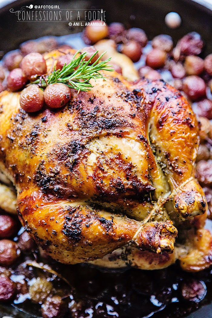 Rosemary Roasted Chicken
 Rosemary Roasted Chicken with Red Muscato Grapes