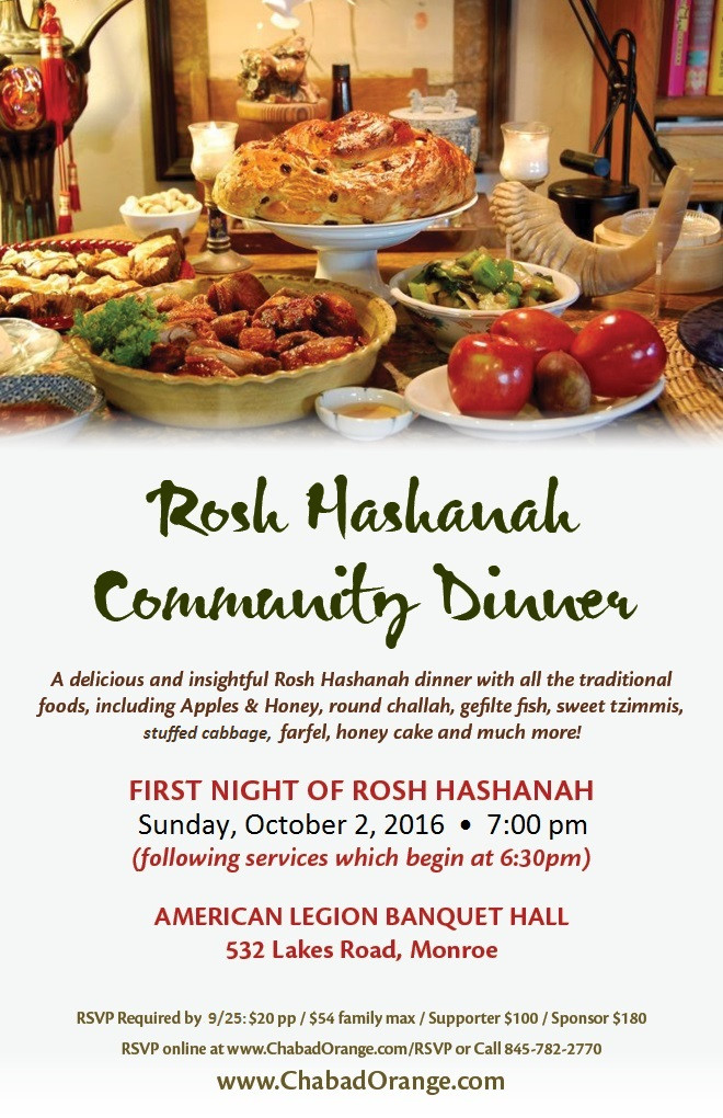 Rosh Hashanah Dinner
 Rosh Hashanah munity Dinner Chabad of Orange County