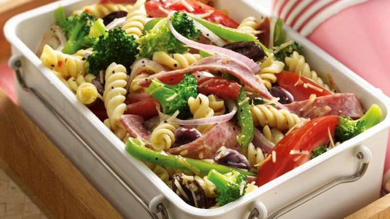 Rotini Pasta Salad
 Antipasto Rotini Salad recipe from Betty Crocker