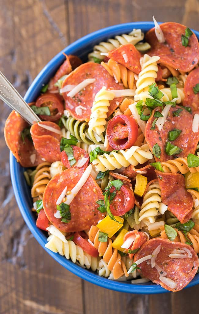 Rotini Pasta Salad
 Pepperoni Pasta Salad Recipe