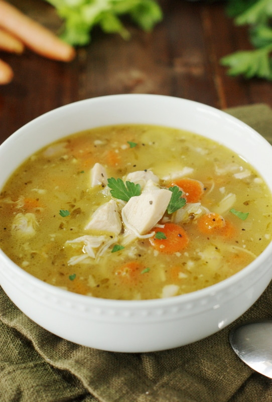 Rotisserie Chicken Soup
 Leftover Rotisserie Chicken Soup