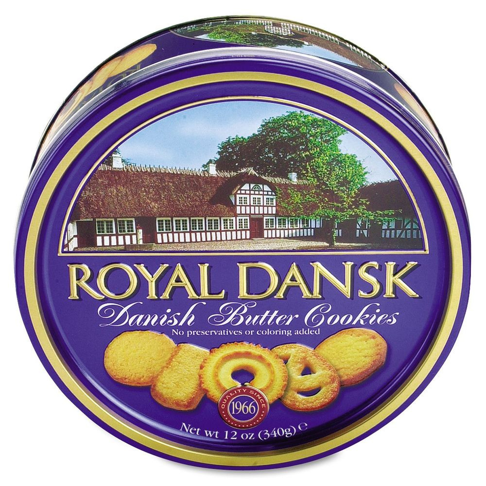 Royal Dansk Danish Butter Cookies
 Royal Dansk Danish Butter Cookies 12 Oz Tin Brand New
