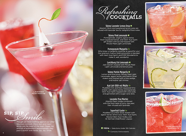 Ruby Tuesday Dessert Menu
 Drinks and Desserts but mostly Drinks A Food