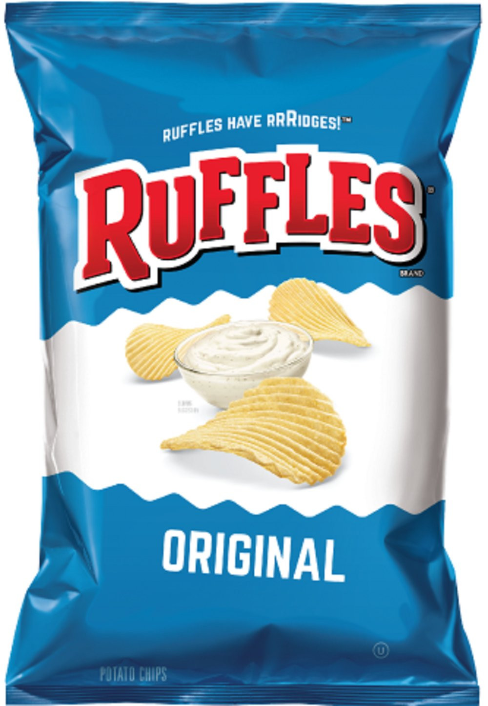 Ruffles Potato Chips
 Frito Lay Ruffles Potato Chips 8oz Bag Ruffles Original