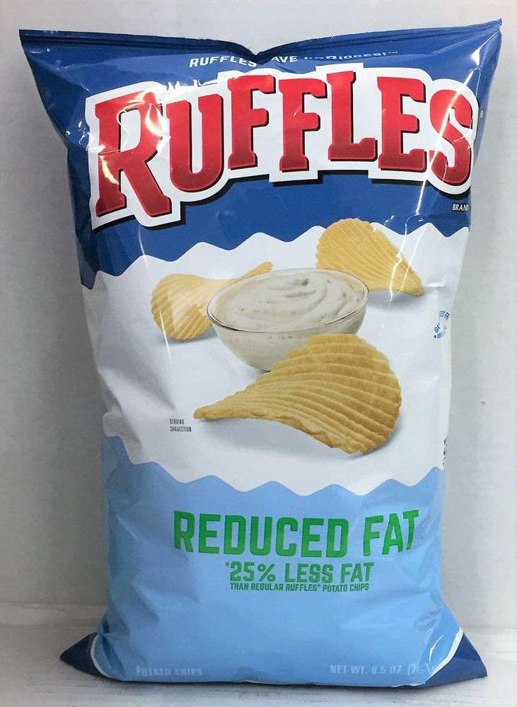 Ruffles Potato Chips
 Ruffles Reduced Fat Potato Chips Frito Lay 8 5 oz