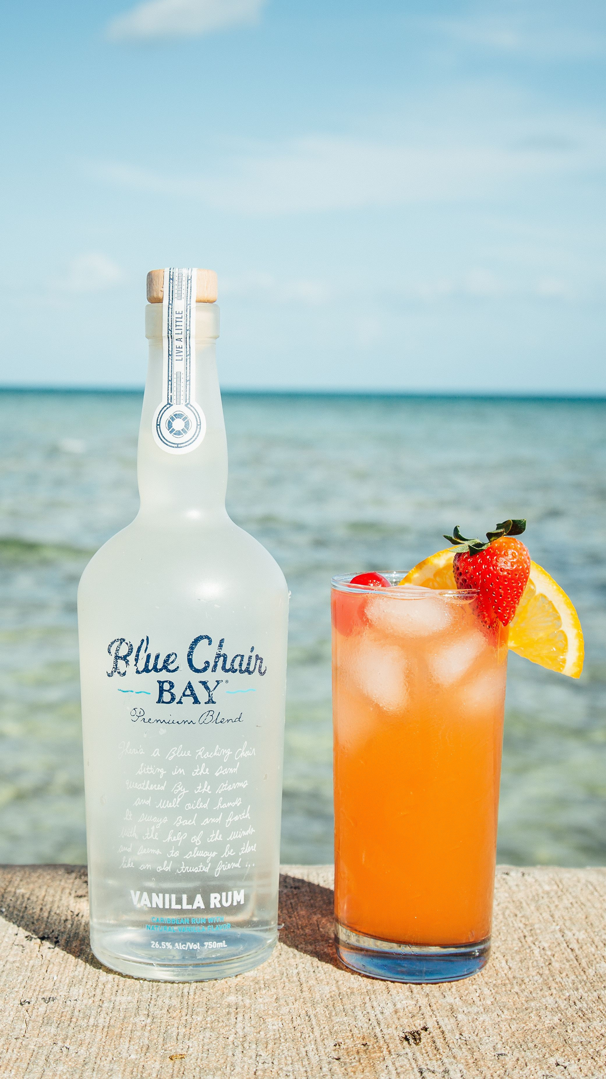 Rum And Pineapple Juice Drinks
 BEACH CHAIR COCKTAIL 2 oz Blue Chair Bay Vanilla Rum