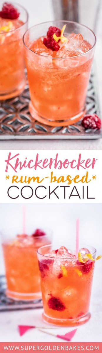 Rum Based Drinks
 The Knickerbocker – a refreshing rum based cocktail
