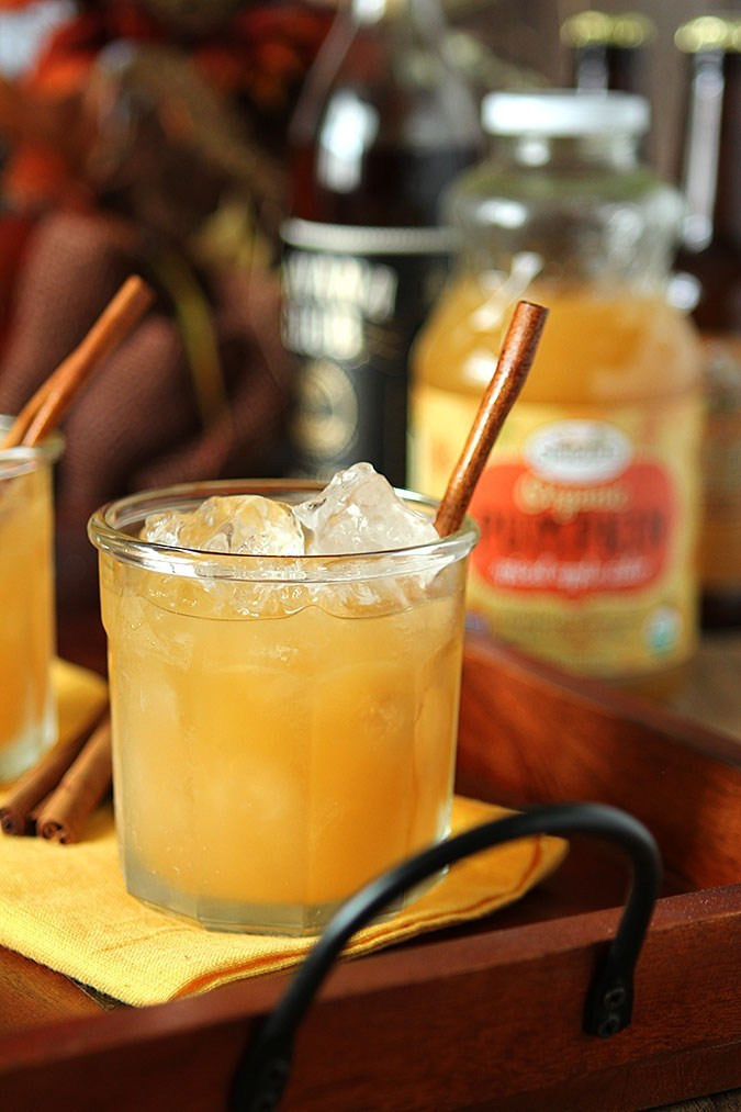 Rum Drinks For Fall
 Pumpkin Spiced Apple Cider Cocktail
