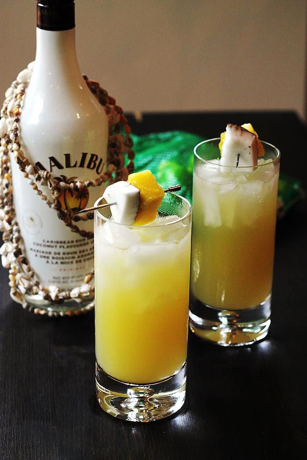 Rum Drinks With Lime
 Coconut Pineapple Rum Drink Recipe