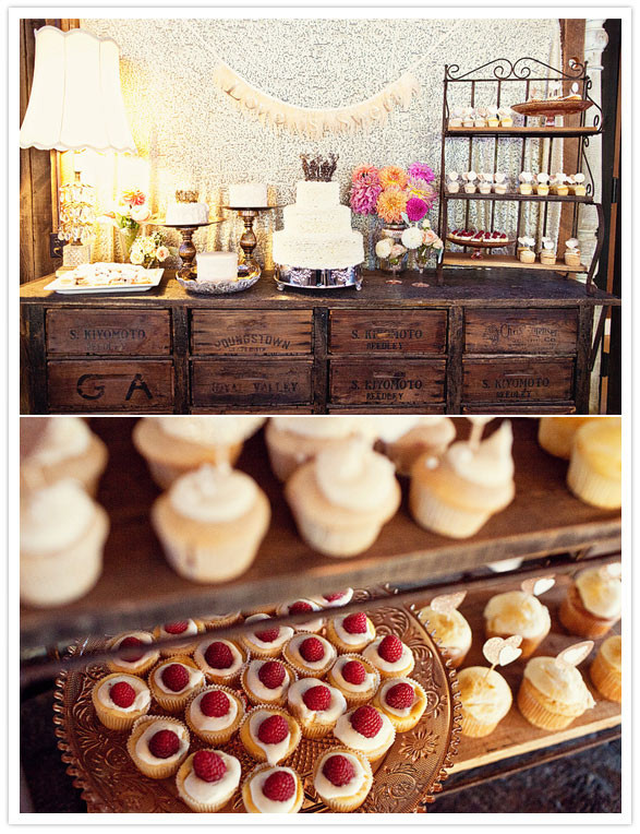 Rustic Dessert Table
 Serendipity Soiree Freebie Rustic Mr & Mrs Wedding