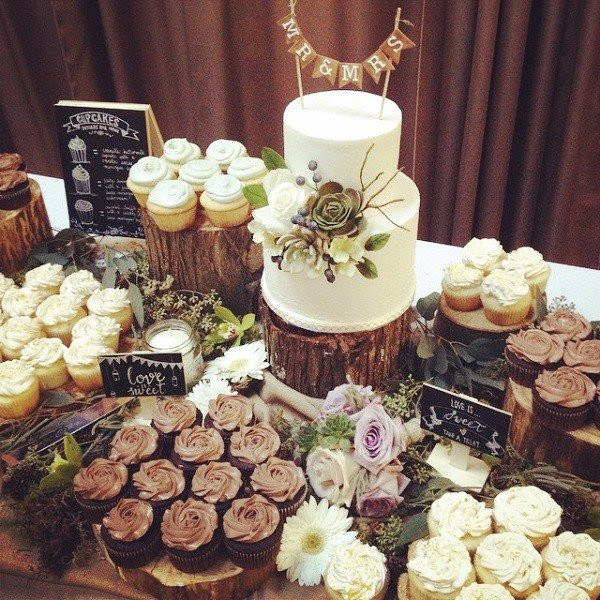 Rustic Dessert Table
 16 Country Rustic Wedding Dessert Table Ideas Page 4 of