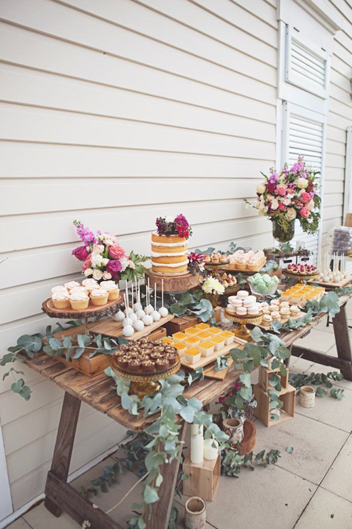 Rustic Dessert Table
 Wedding Dessert Table Ideas MODwedding