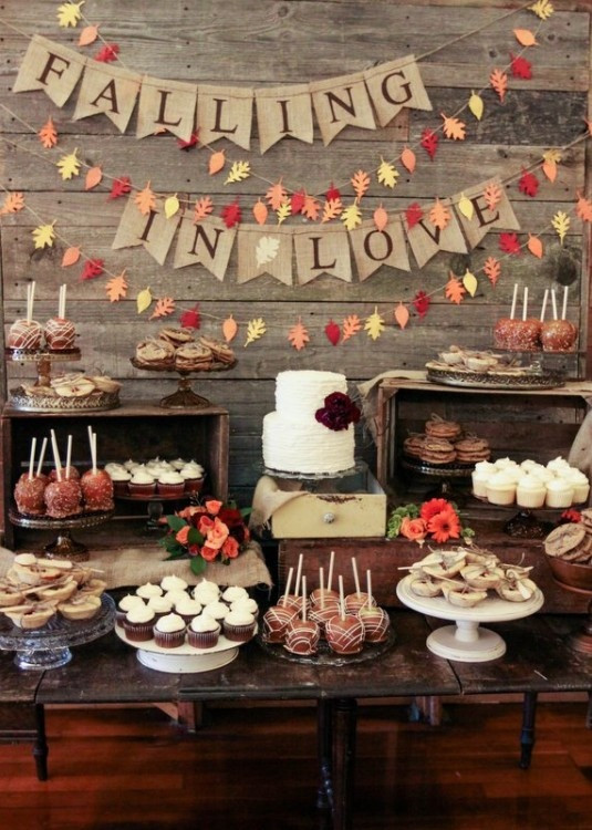 Rustic Dessert Table
 Sweeten Up Your Wedding Reception Dessert Tables and