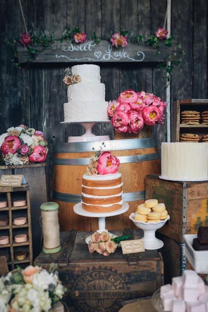 Rustic Dessert Table
 Wedding Dessert Table Ideas MODwedding