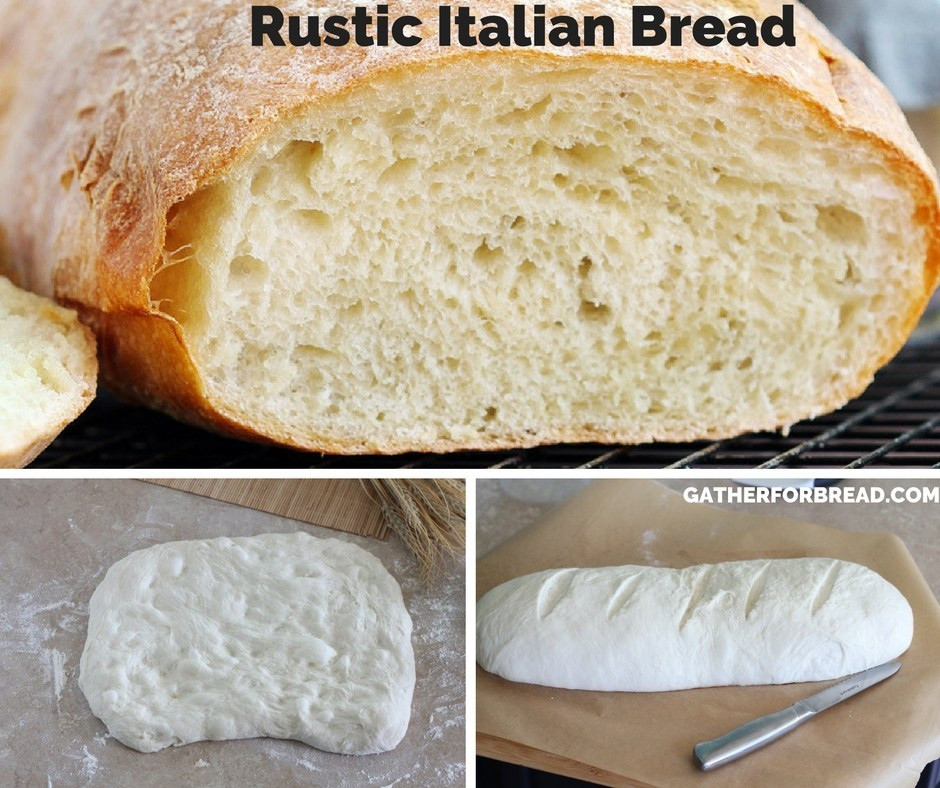 Rustic Italian Bread Recipe
 Rustic Italian Bread
