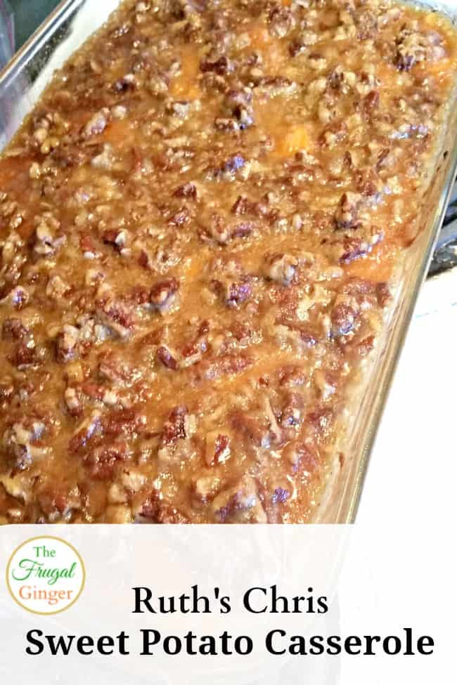 Ruth Chris Sweet Potato Casserole Recipe
 Ruth s Chris Sweet Potato Casserole