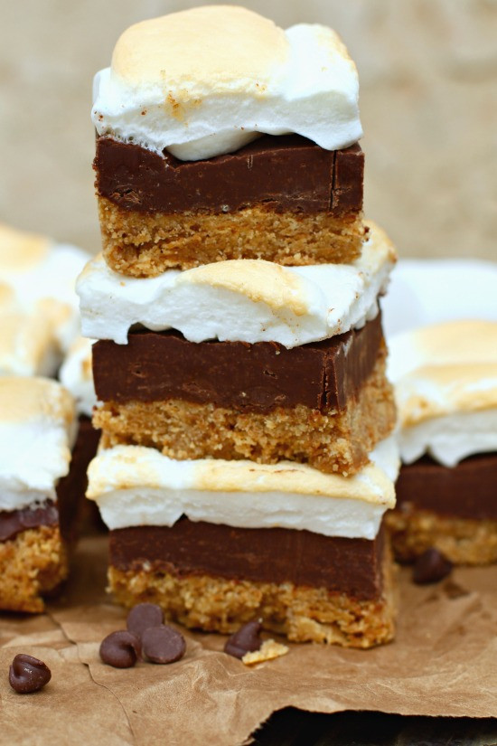 S Mores Dessert Bars
 No Bake S mores Bars The perfect summer dessert The