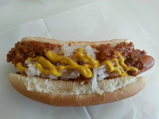 Sabrett Onion Sauce
 Sabrett hot dog homemade chili sauce onions and mustard