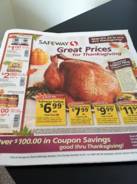 Safeway Thanksgiving Dinner
 safeway thanksgiving dinner