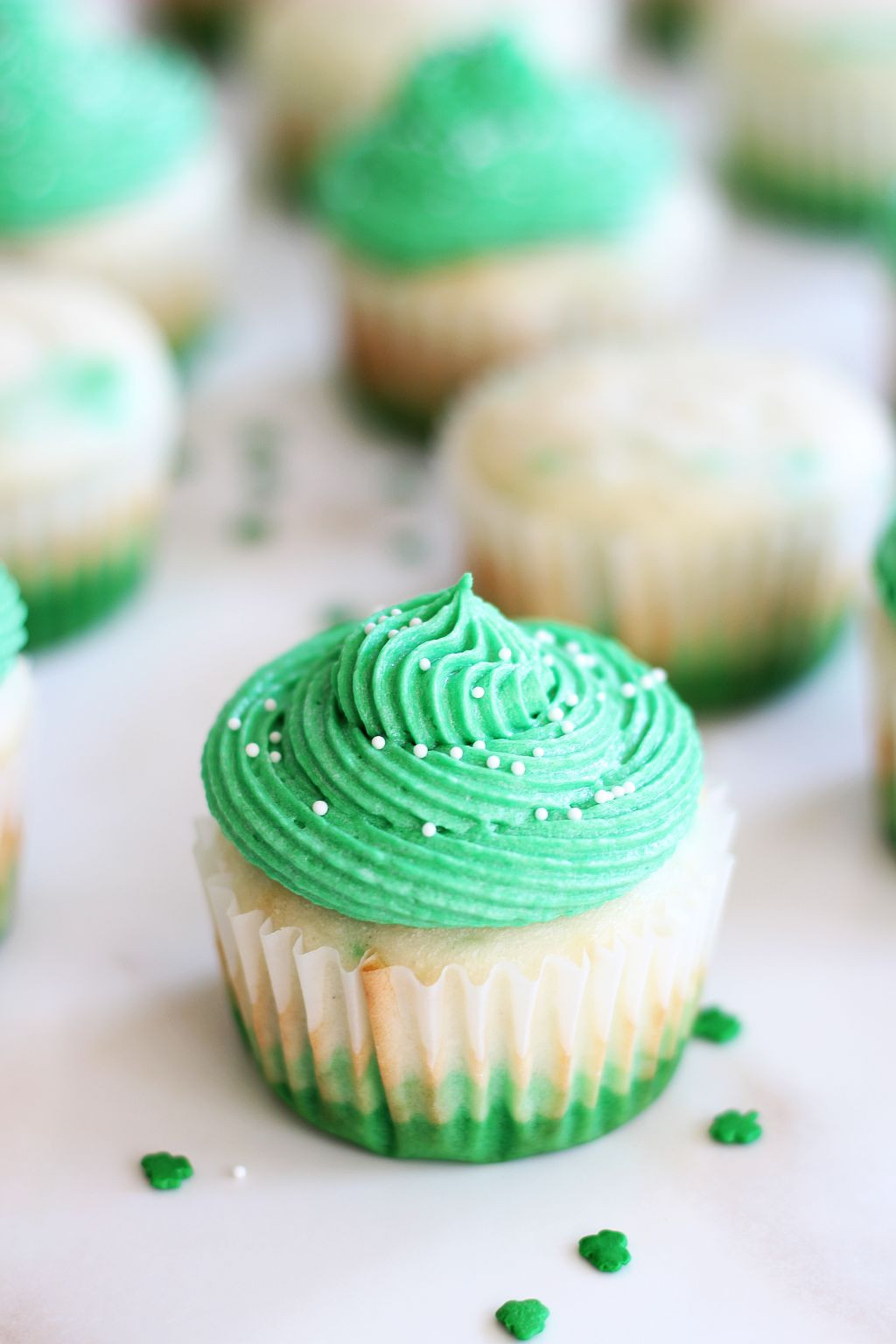 Saint Patrick Cupcakes
 Green Ombre St Patrick s Day Cupcakes