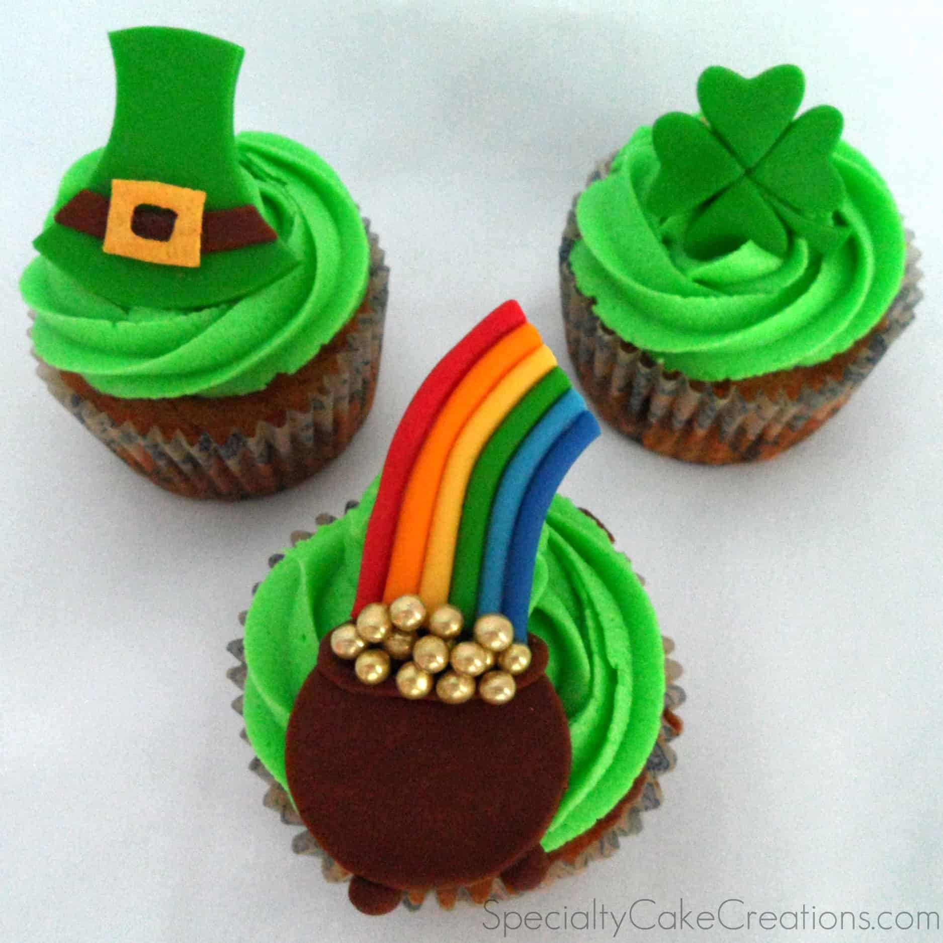 Saint Patrick Cupcakes
 St Patrick s Day Cupcake Toppers