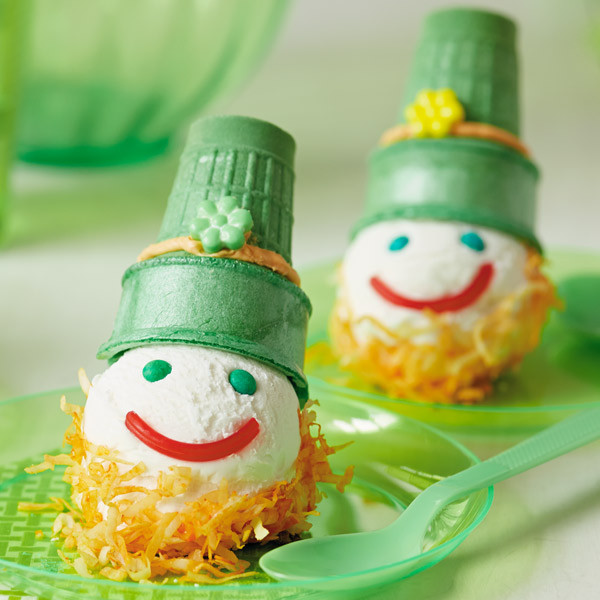 Saint Patrick'S Day Desserts
 Happy Lepre cones St Patrick s Day Dessert Recipe