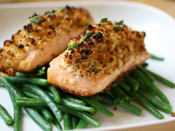 Salmon Dinner Ideas
 Dinner for Two Easy Crunchy Mustard Baked Salmon