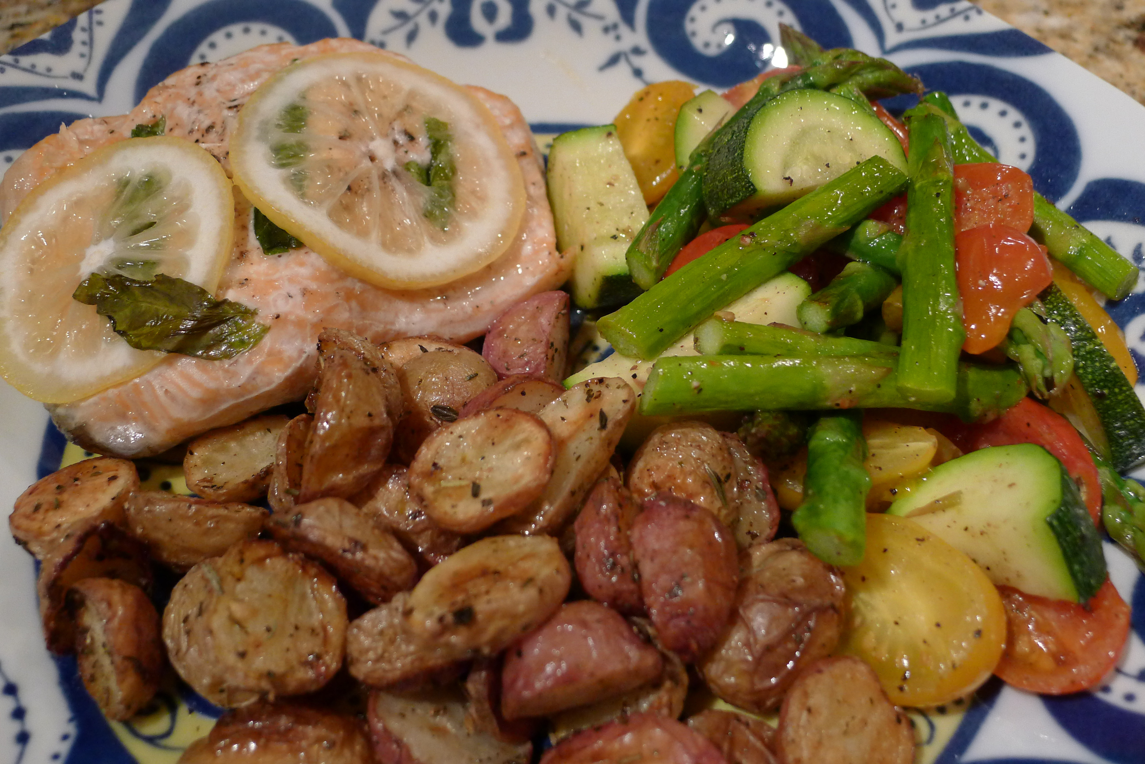 Salmon Dinner Sides
 Lemon Basil Salmon Baked in Parchment In The Shell A Nut