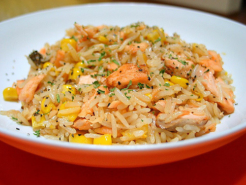 Salmon Fried Rice
 Salmon Fried Rice