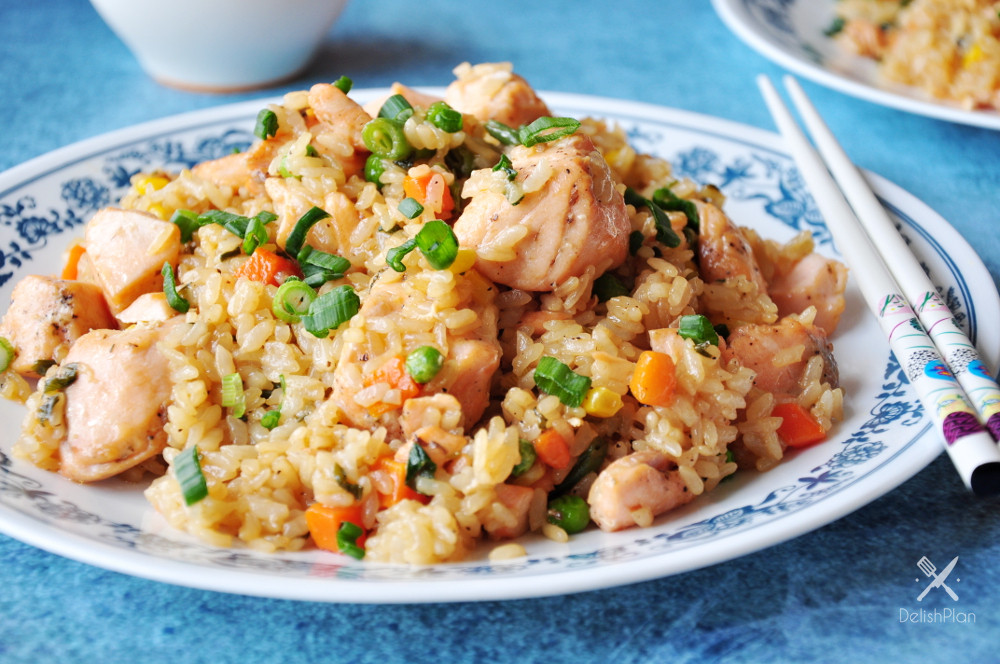 Salmon Fried Rice
 Salmon Fried Rice With Green ions StreetSmart Kitchen