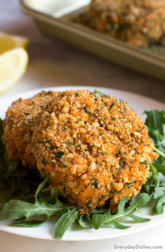 Salmon Patties Baked
 Panko Breaded Baked Salmon Cakes Recipe Video