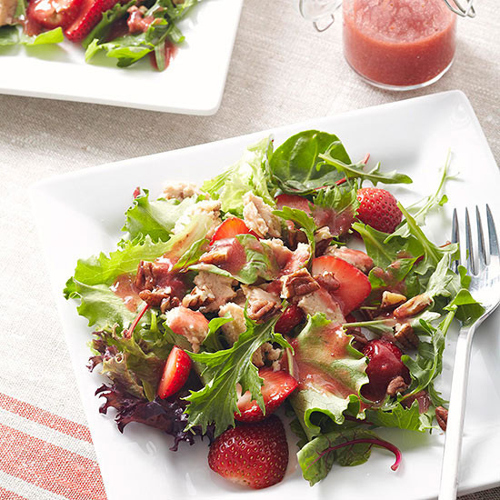 Salmon Salad Recipe
 Salmon Salad with Strawberry Vinaigrette