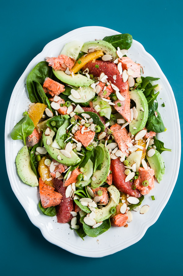 Salmon Salad Recipe
 Heart Healthy Salad with Baked Salmon